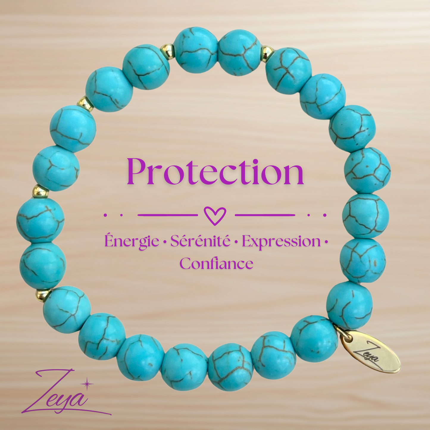 Le Bracelet Bora-Bora est une invitation au voyage et à l'exploration. Composé de turquoise et de perles dorées, il incarne l’esprit des îles lointaines, où les eaux cristallines rencontrent les plages de sable fin.