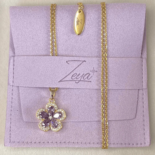 Collier Orchid - Zeya Jewelry