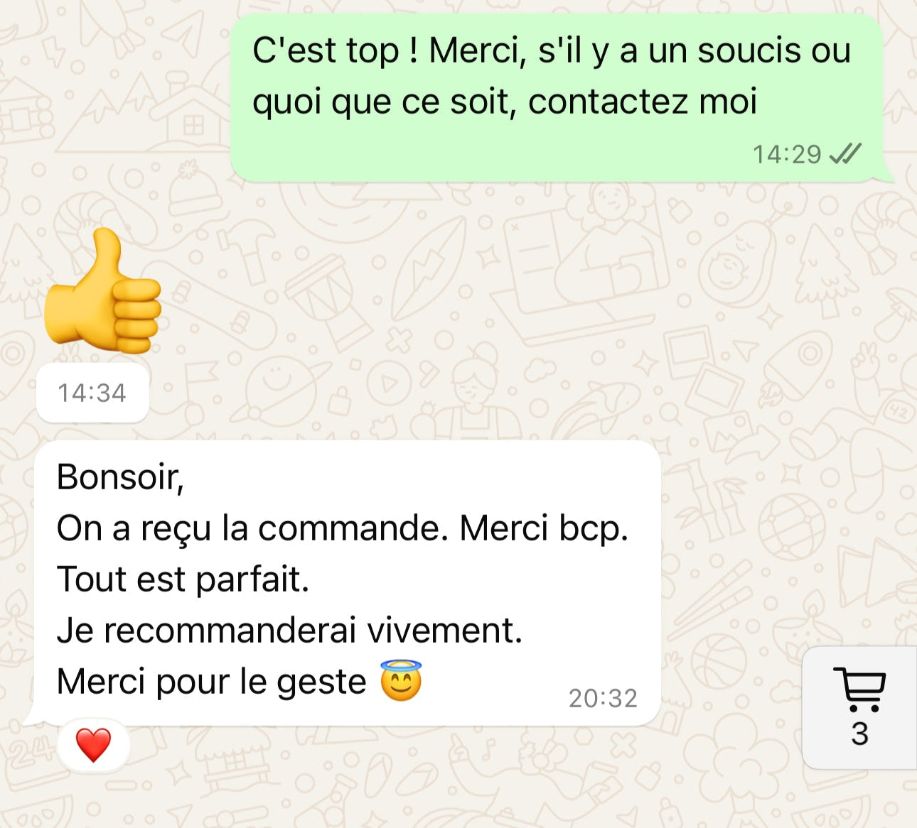 Avis client 