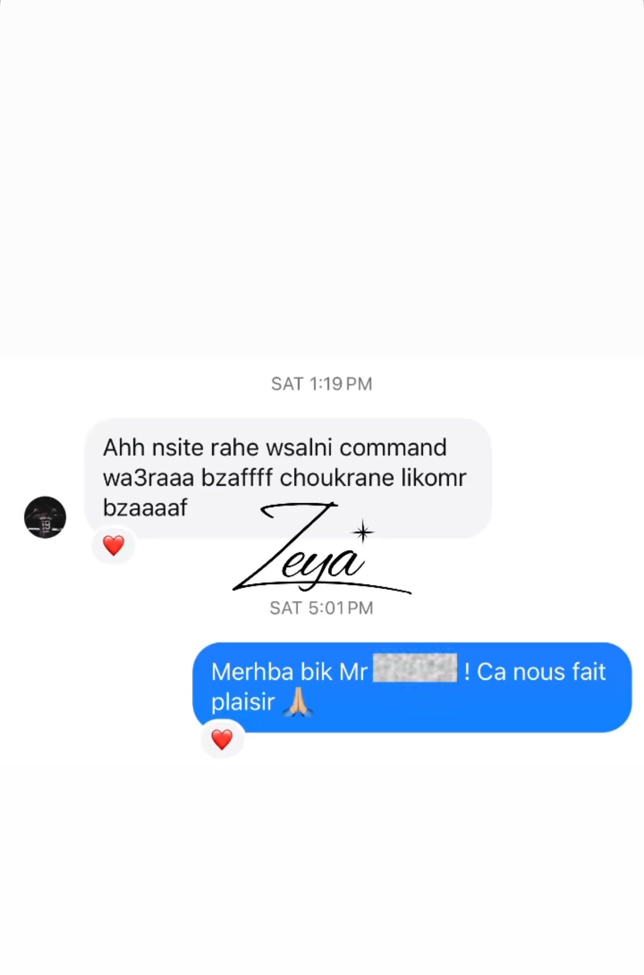 Avis client 