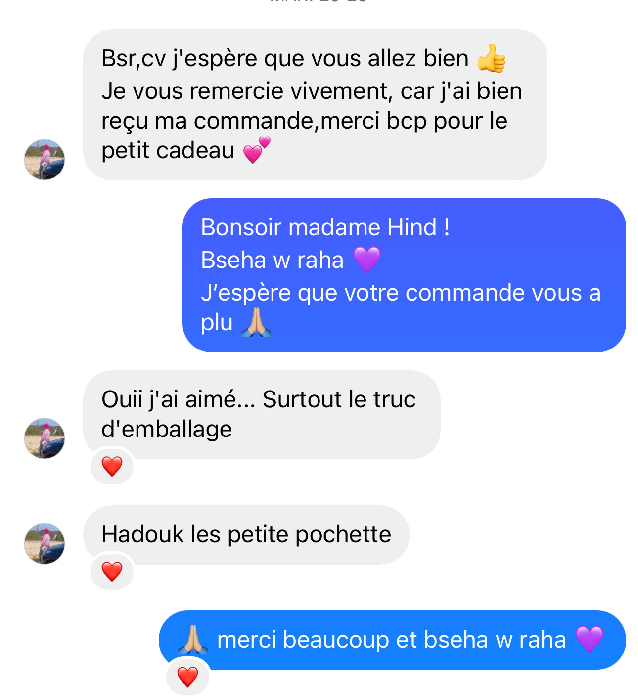 Avis client 