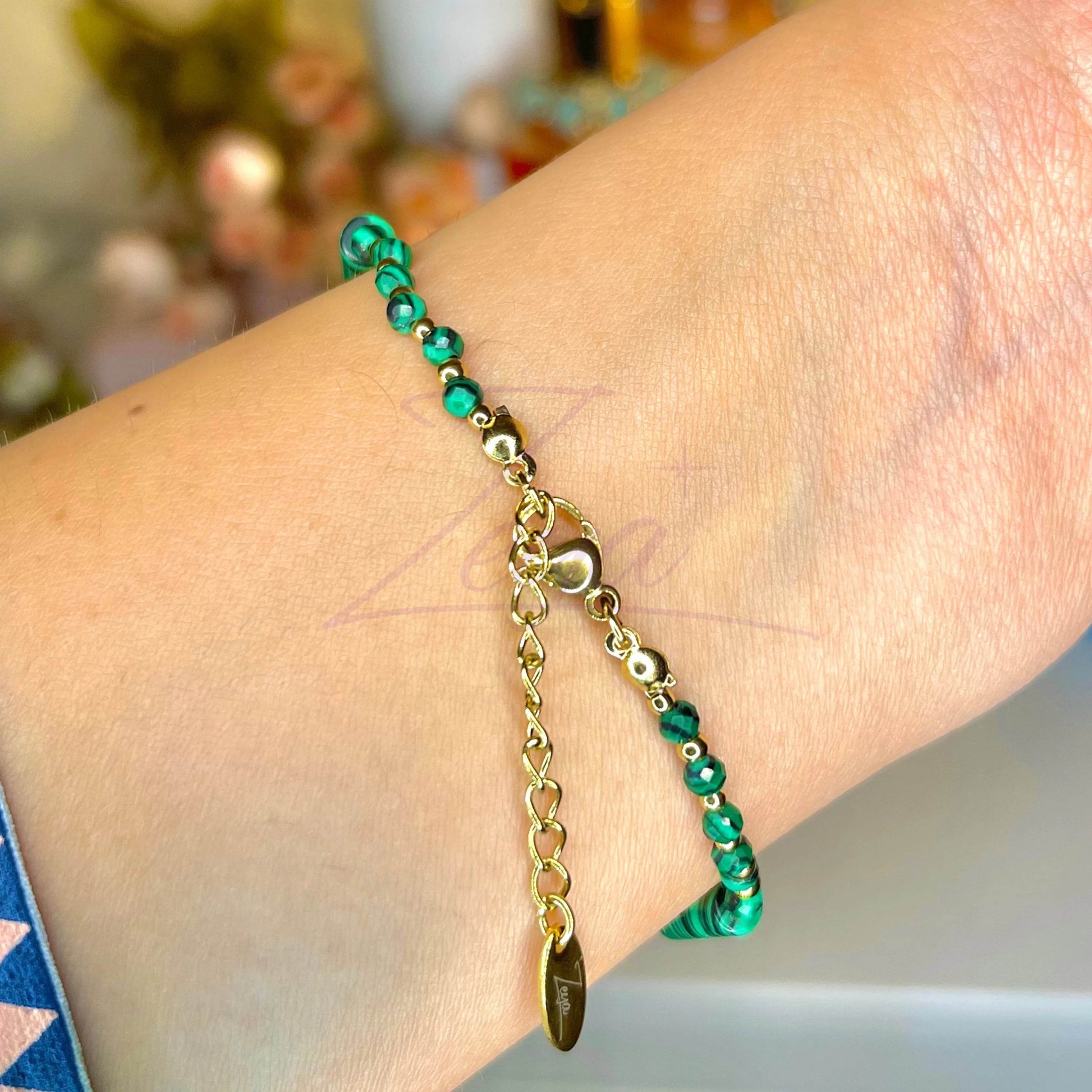 Bracelet Emerald Waves - Zeya Jewelry