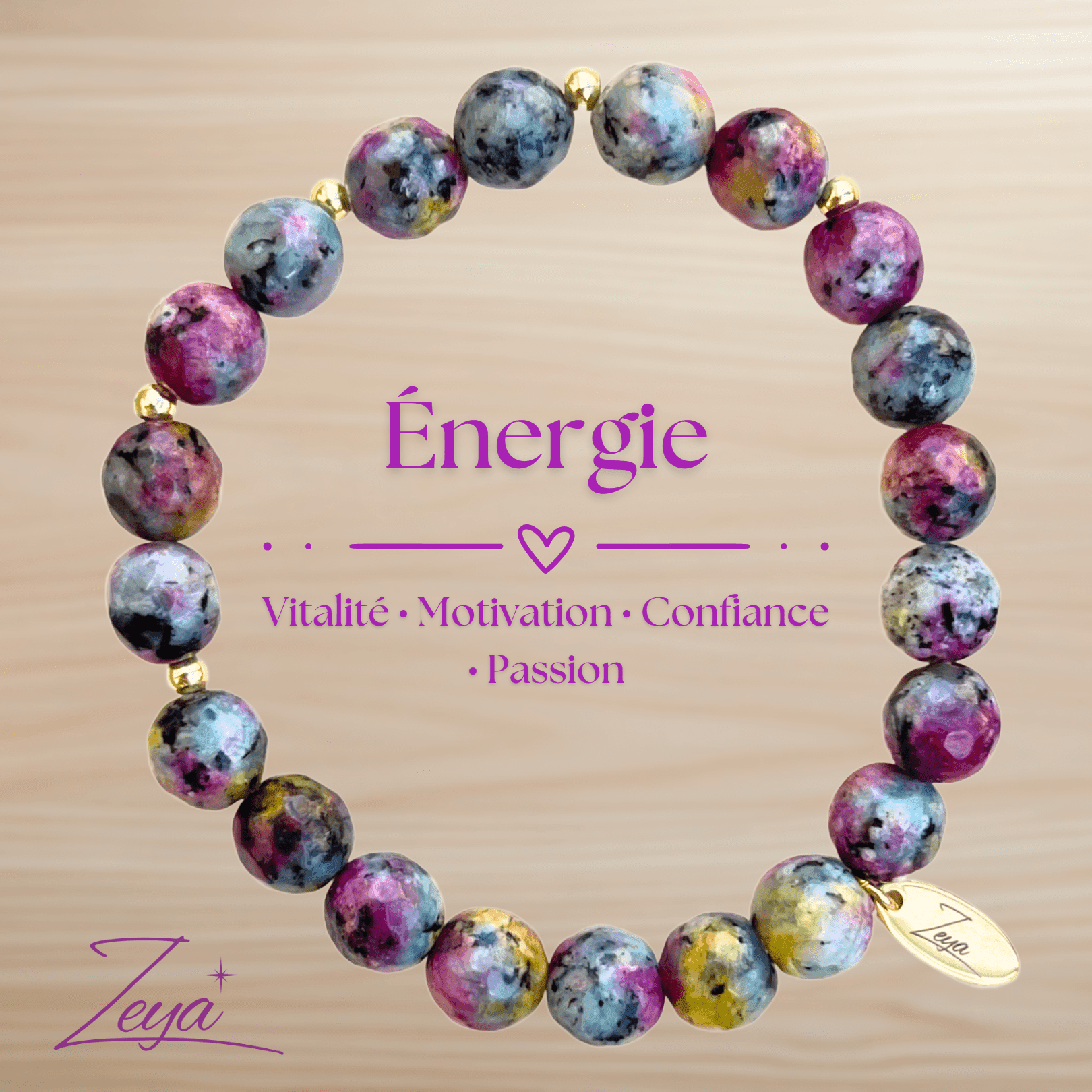 Bracelet Purple Night - Zeya Jewelry